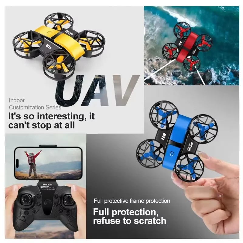 Drone Camera Hd - D12 Mini Drone 4k Professionele HD