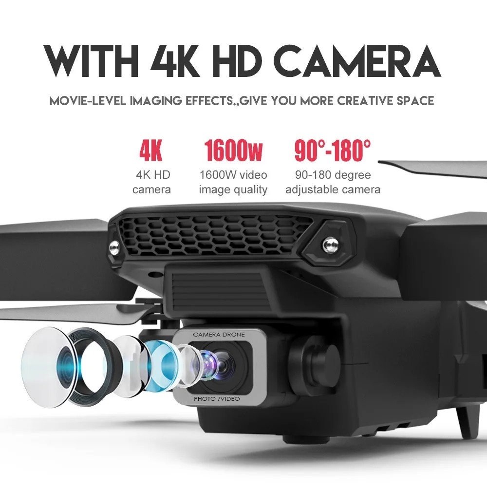 RC Drone Nieuwe E88Pro 4K Prof - Drone Camera Mount recensie en prijs