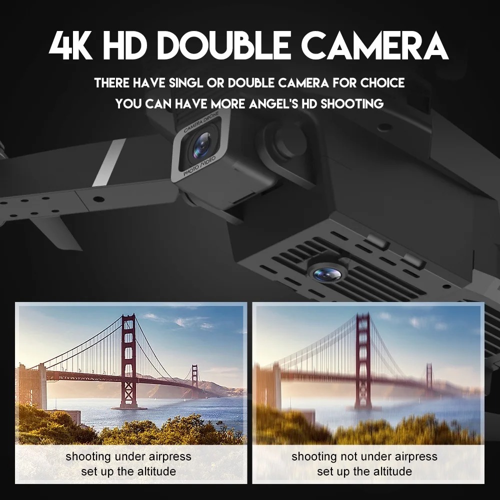 RC Drone Nieuwe E88Pro 4K Prof - Drone Camera Mount recensie en prijs